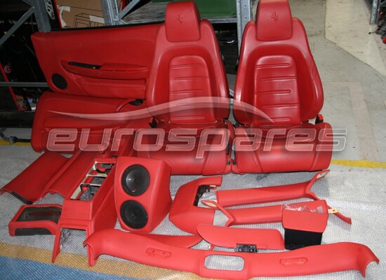 utilisé ferrari intérieur complet, sièges électriques, panneaux de porte et garnitures numéro de pièce f430spiderint
