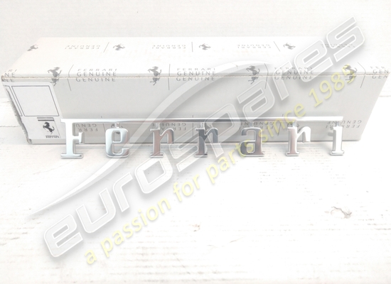 nouveau ferrari ferrari initiales numéro de pièce 63482200