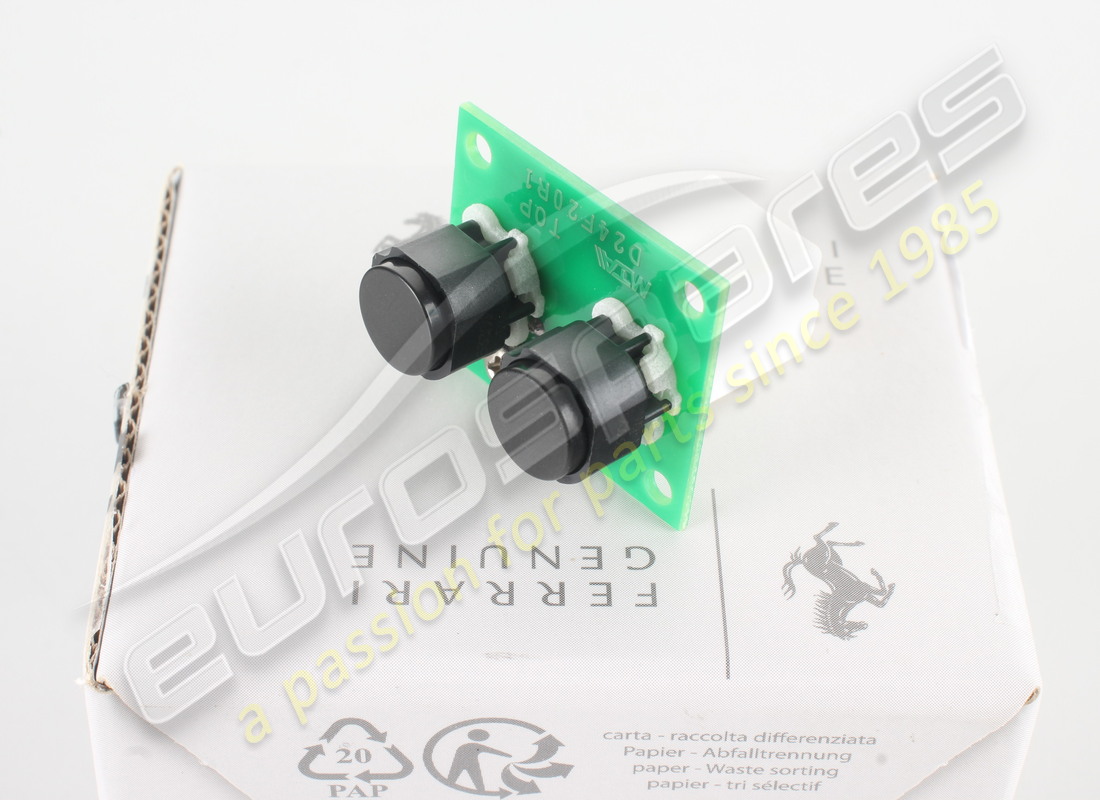nouveau bouton-poussoir de l'instrument ferrari. numéro de pièce 55009108 (1)