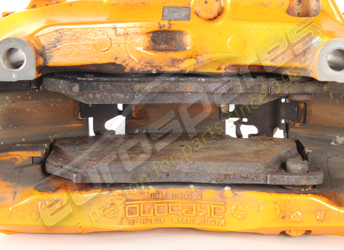 UTILISÉ LAMBORGHINI ÉTRIER DE FREIN 21 CÉRAMIQUE 10K. NUMÉRO DE PIÈCE 4M0615106KM (6) utilisé lamborghini étrier de frein 21 céramique 10k. numéro de pièce 4m0615106km (6)