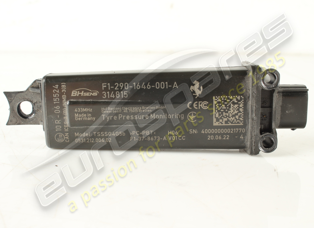 UTILISÉ Ferrari ANTENNE ECU TPMS. NUMÉRO DE PIÈCE 314815 (1)