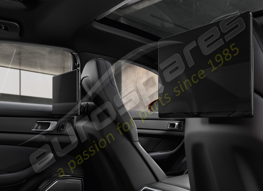 nouveau dispositif de divertissement pour sièges arrière porsche. numéro de pièce 9y0088812 (2)