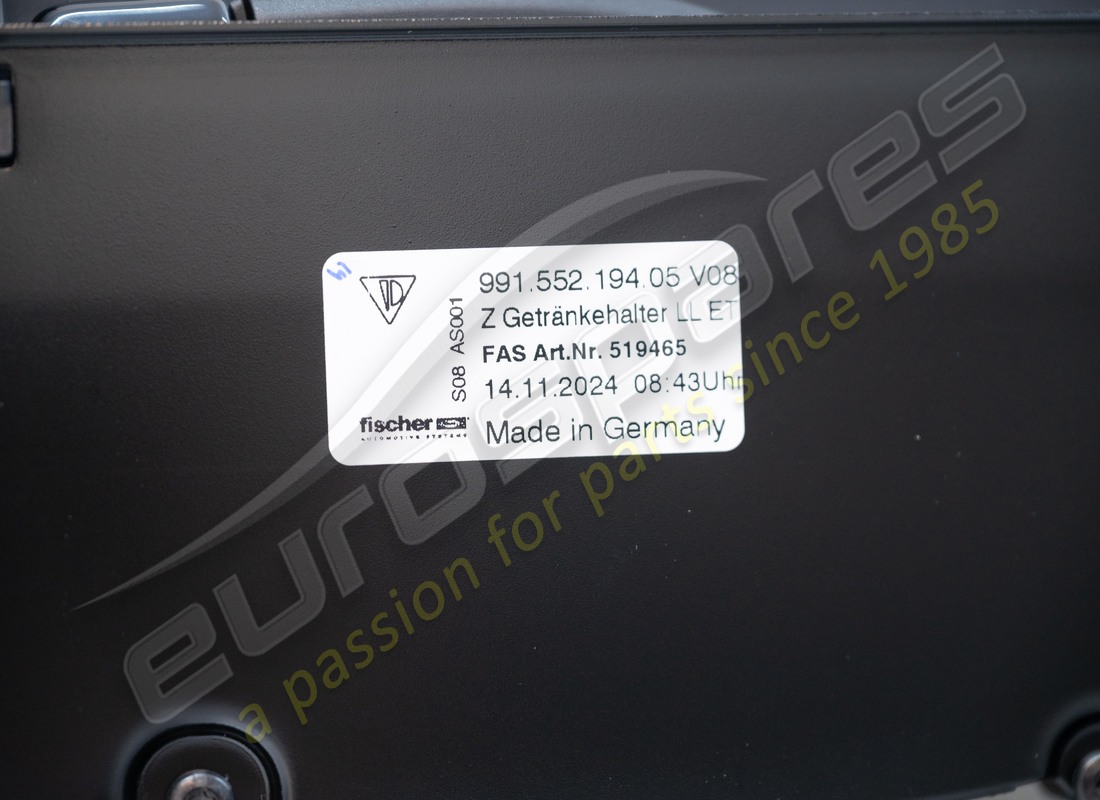 NOUVEAU PORTE-GOBELET PORSCHE POUR CONDUITE À GAUCHE (PR : 098, -XDM, -XGB, -XHE, -XVP, -XYD) ARGENT GALVANO. RÉFÉRENCE 99155219405V08 (7) nouveau porte-gobelet porsche pour conduite à gauche (pr : 098, -xdm, -xgb, -xhe, -xvp, -xyd) argent galvano. référence 99155219405v08 (7)