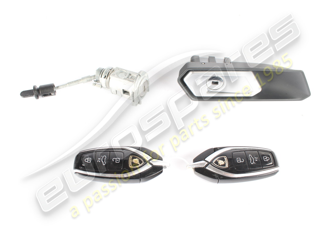 UTILISÉ Lamborghini 1 RÉGLAGE DE CYLINDRES DE SERRURE . NUMÉRO DE PIÈCE 4ML898374AGAIF (1)