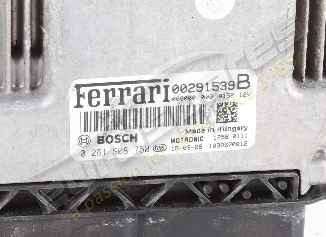 utilisé ferrari ecu d'allumage. numéro de pièce 291539 (2)
