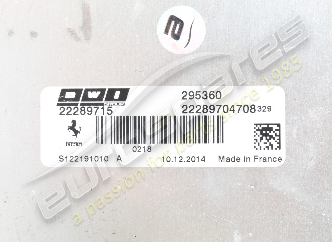 utilisé ferrari ecu magneride. numéro de pièce 295360 (3)