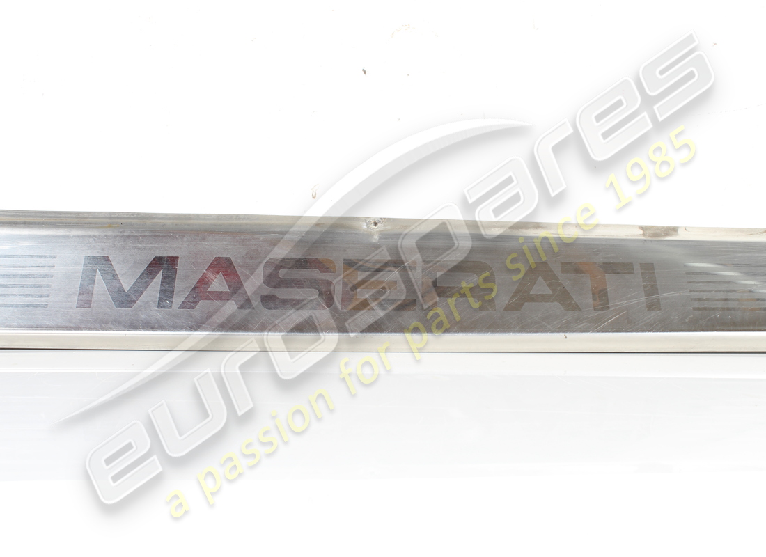 USED MASERATI FRONT RH CHROMED KICKPLATE . PART NUMBER 378305312 (1)