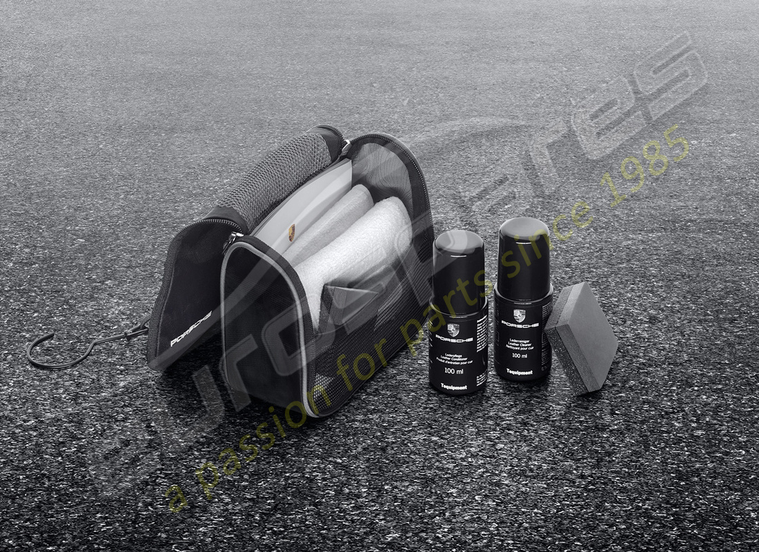 kit d'entretien du cuir neuf porsche. numéro de pièce 00004400401 (1)