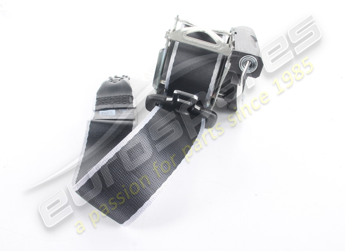 NOUVELLE COURROIE NOIRE/ARGENT PORSCHE 3-POINT. RÉFÉRENCE 97080303502OG5 (3) nouvelle courroie noire/argent porsche 3-point. référence 97080303502og5 (3)