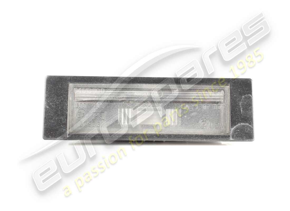 UTILISÉ Ferrari ÉCLAIRAGE DE PLAQUE D'IMMATRICULATION ARRIÈRE. NUMÉRO DE PIÈCE 264480 (1)