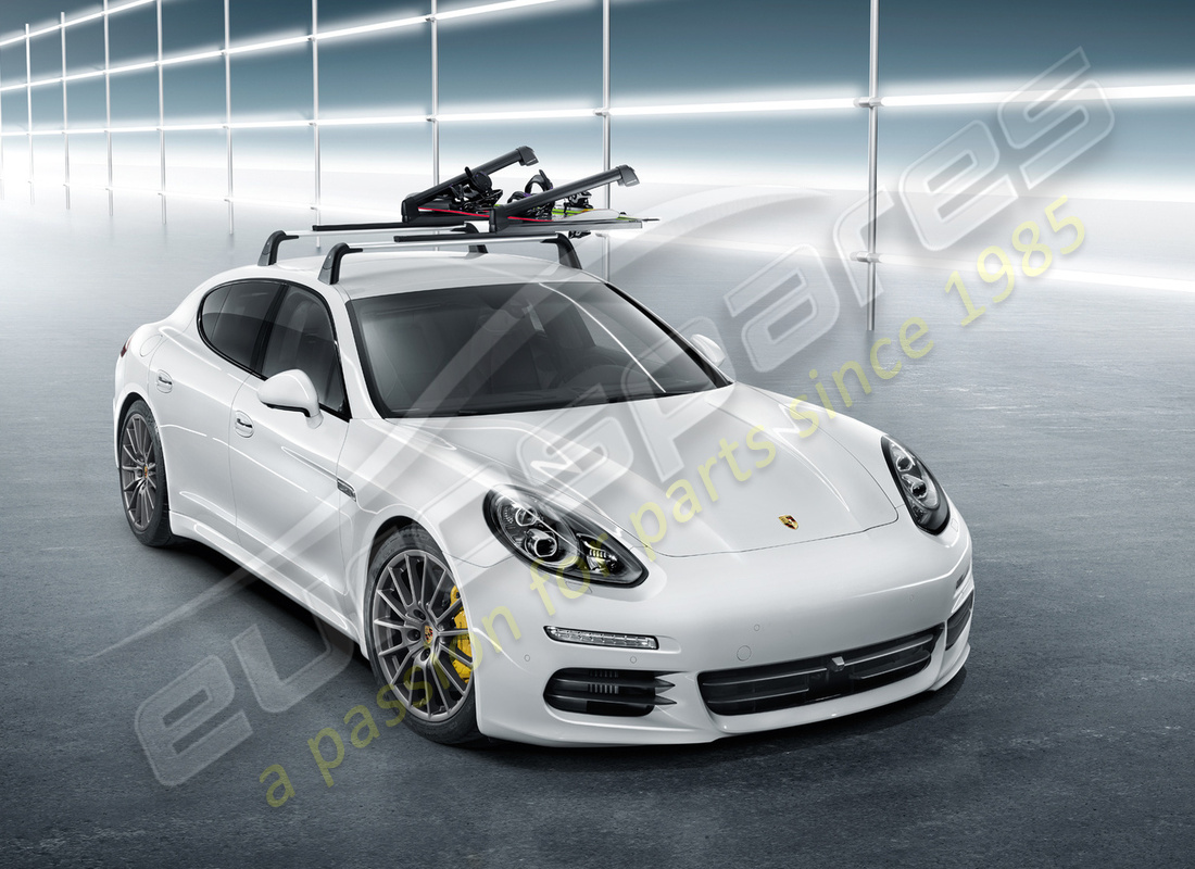 nouveau porte-ski/snowboard porsche. numéro de pièce 95b044830 (11)