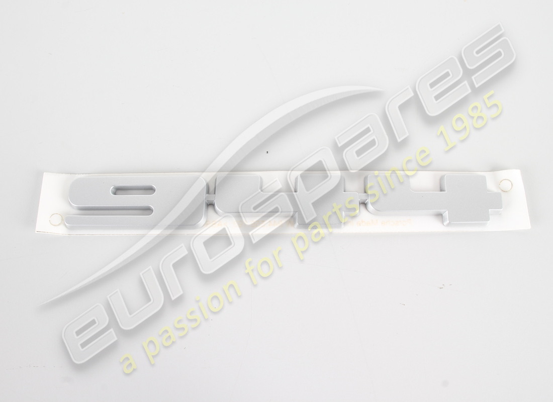 nouvelle inscription porsche - argent - d >>- mj 1989. numéro de pièce 94455919301 (1)