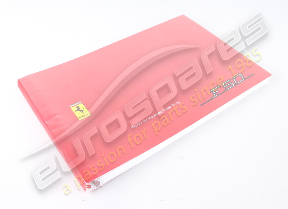 NOUVEAU MANUEL DU PROPRIÉTAIRE FERRARI F50 (ÉDITION 3RD). NUMÉRO DE PIÈCE 95990195 (1) nouveau manuel du propriétaire ferrari f50 (édition 3rd). numéro de pièce 95990195 (1)