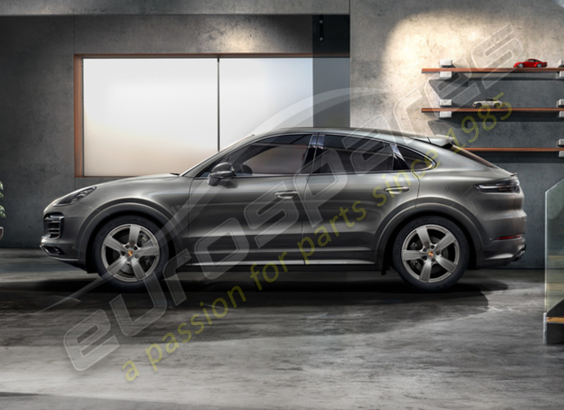 nouveau ensemble de roues et pneus d'hiver cayenne sport classic porsche 20 pouces - confort - peint en platine (satiné brillant). numéro de pièce 9y0044630e (2)