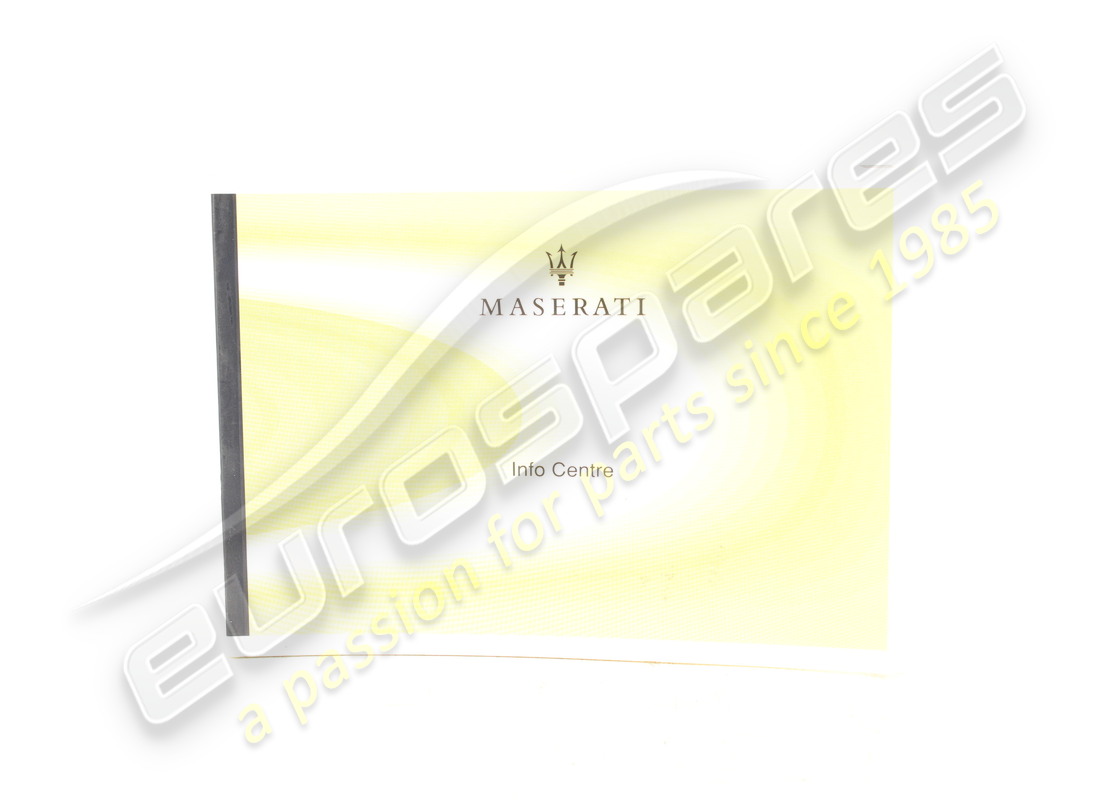 nouveau livre du centre d'info maserati sp/cp,ita. numéro de pièce 67817600 (1)