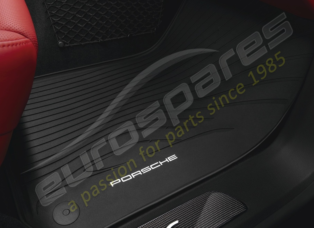 nouveau porsche toutes saisons tapis de sol (noir). numéro de pièce 97004480009 (1)