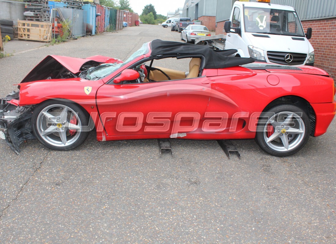 ferrari 360 spider avec 23,000 kilomètres, en préparation pour le démantèlement #2