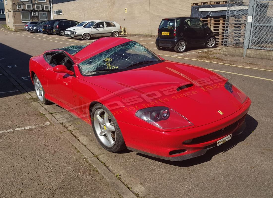 ferrari 550 maranello avec 7,765 kilomètres, en préparation pour le démantèlement #7