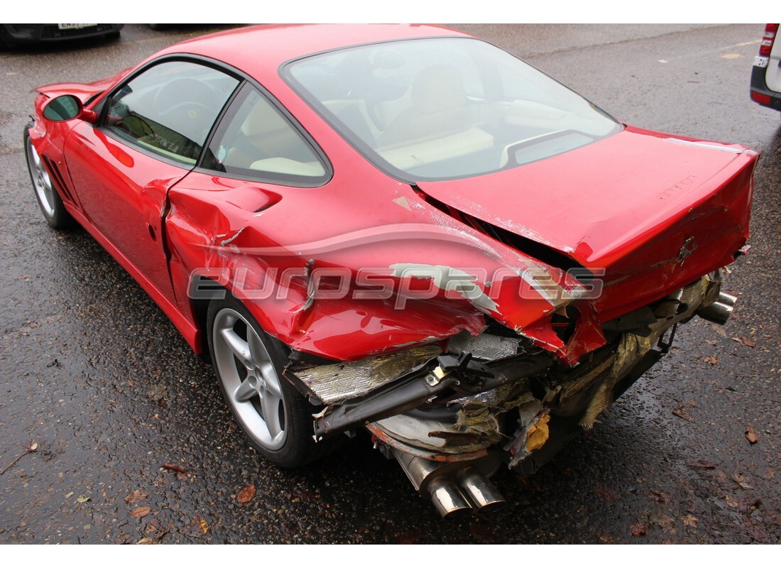 ferrari 550 maranello avec 53,711 kilomètres, en préparation pour le démantèlement #3