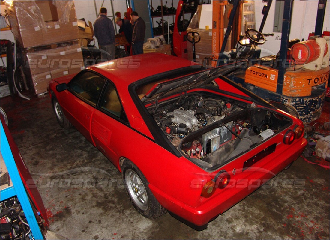 ferrari mondial 3.4 t coupe/cabrio avec 46,000 miles, en préparation pour le démontage #10