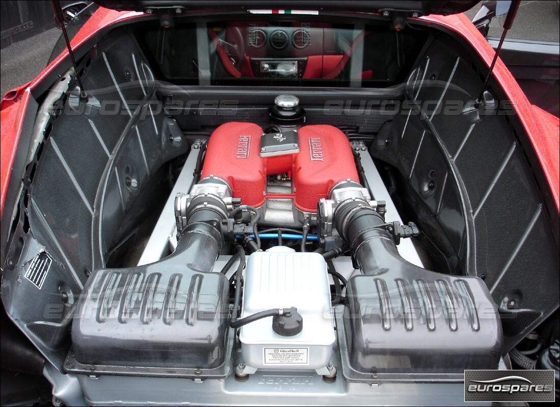 ferrari 360 modena avec 3,000 kilomètres, en préparation pour le démantèlement #5