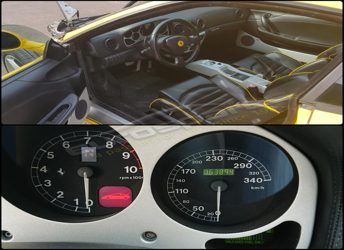 ferrari 360 modena avec 39,000 miles, en préparation pour le démontage #9