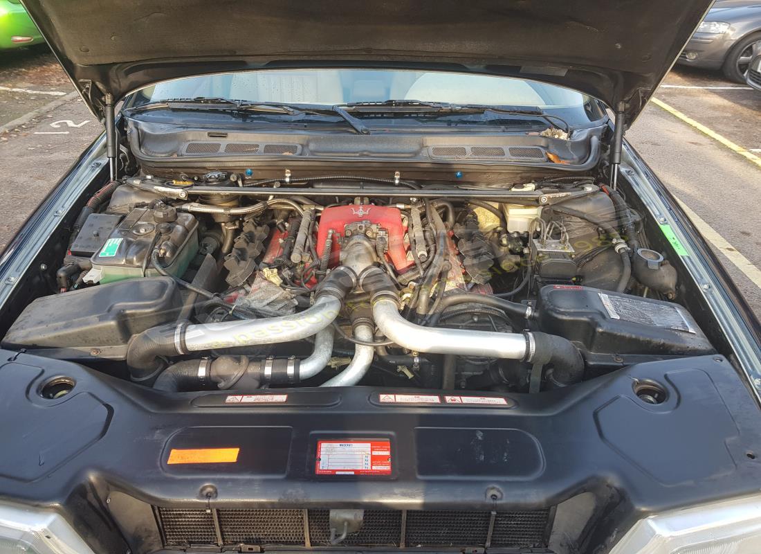 maserati qtp v6 (1996) avec divers, en préparation pour le démontage #15