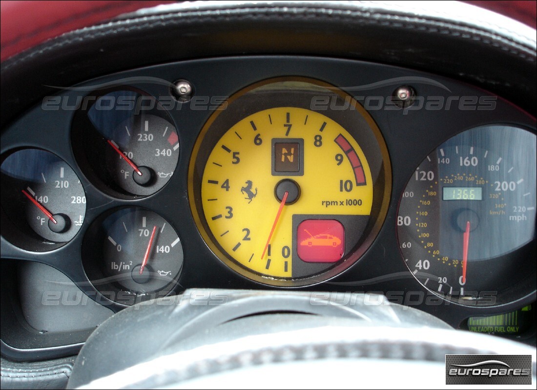ferrari 360 modena avec 3,000 kilomètres, en préparation pour le démantèlement #7