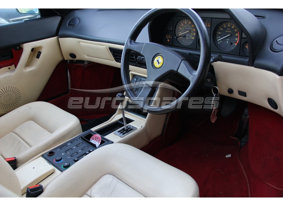 ferrari mondial 3.4 t coupe/cabrio avec 48,505 miles, en préparation pour le démontage #6