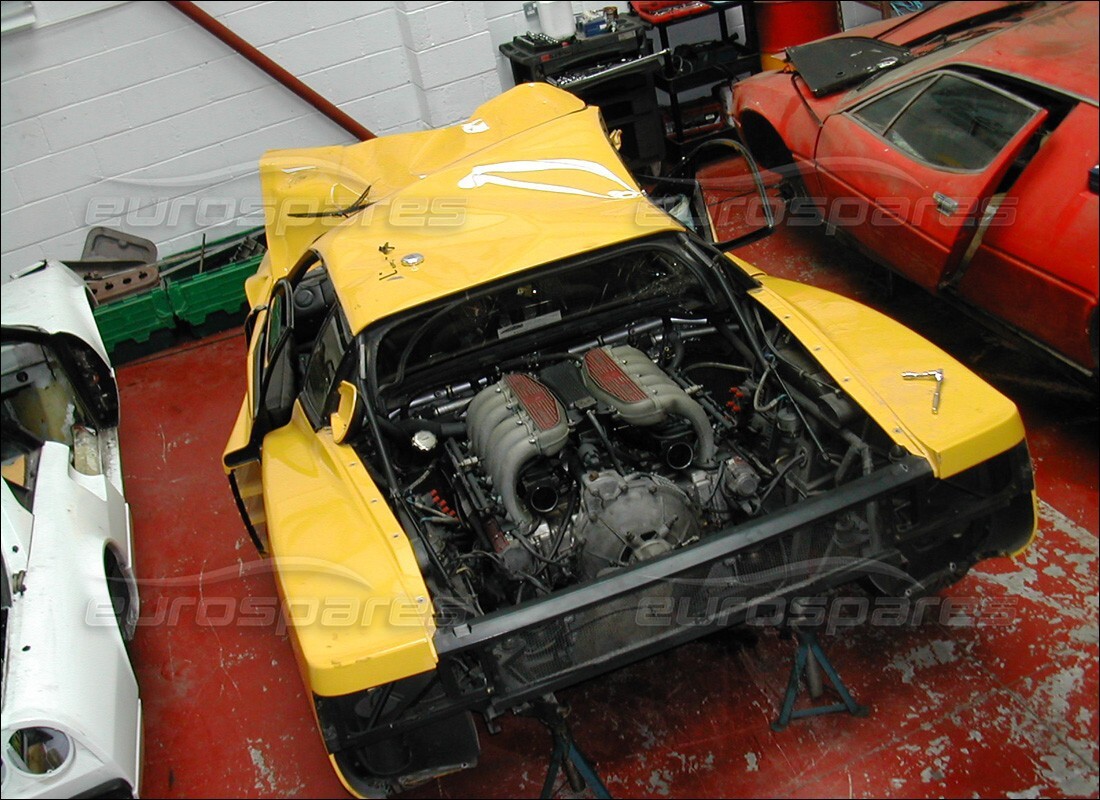 ferrari 512 tr avec 27,000 miles, en préparation pour le démontage #4