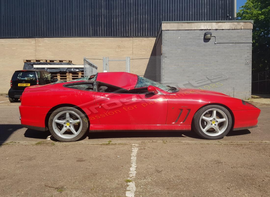 ferrari 550 maranello avec 7,765 kilomètres, en préparation pour le démantèlement #6
