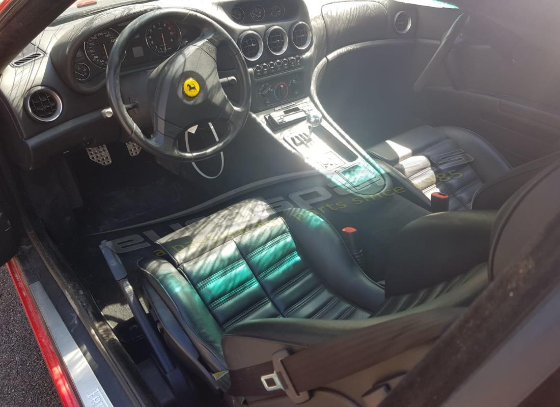 ferrari 550 maranello avec 7,765 kilomètres, en préparation pour le démantèlement #9