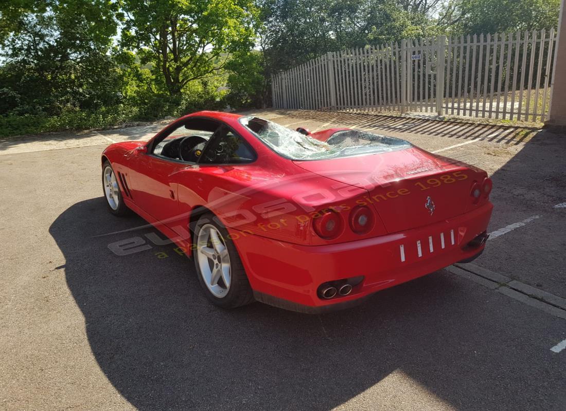 ferrari 550 maranello avec 7,765 kilomètres, en préparation pour le démantèlement #3